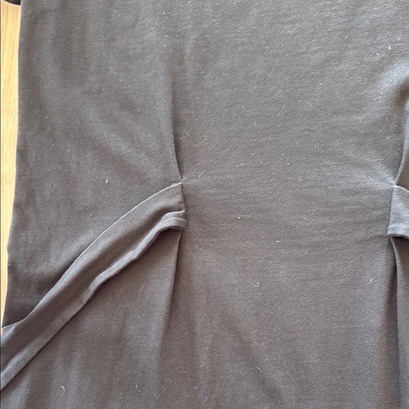 Vince | Black | Sheath Mini Dress Short Sleeve Crew Neck | L - Picture 5 of 8